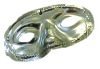 Hats / Tiara's / Masks - Eyemask - plastic - round silver